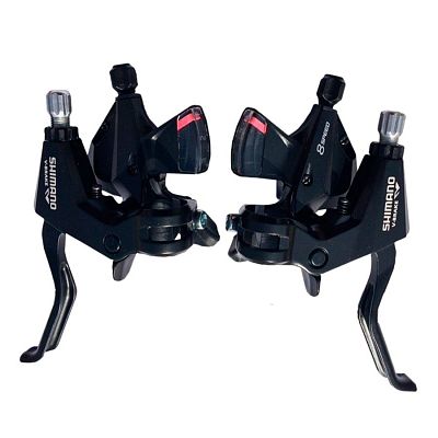 Превью  Комплект манеток SHIMANO Altus ST-M310 3/8 sp с тормозными ручками